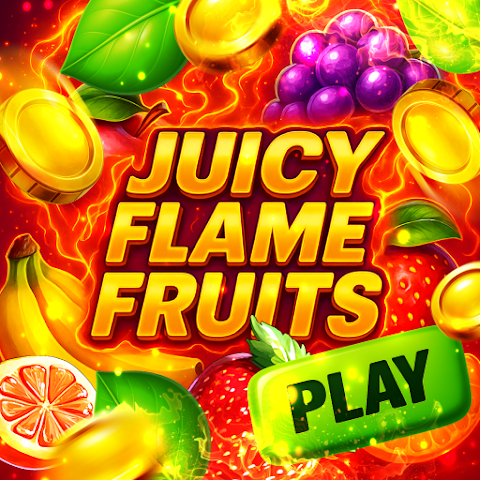 Juicy Flame Fruits Logo